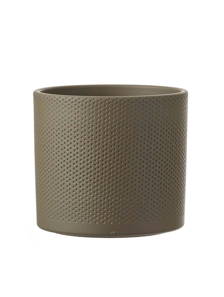 MACETERO O MACETA EXTRA GRANDE VERDE MILITAR X7302