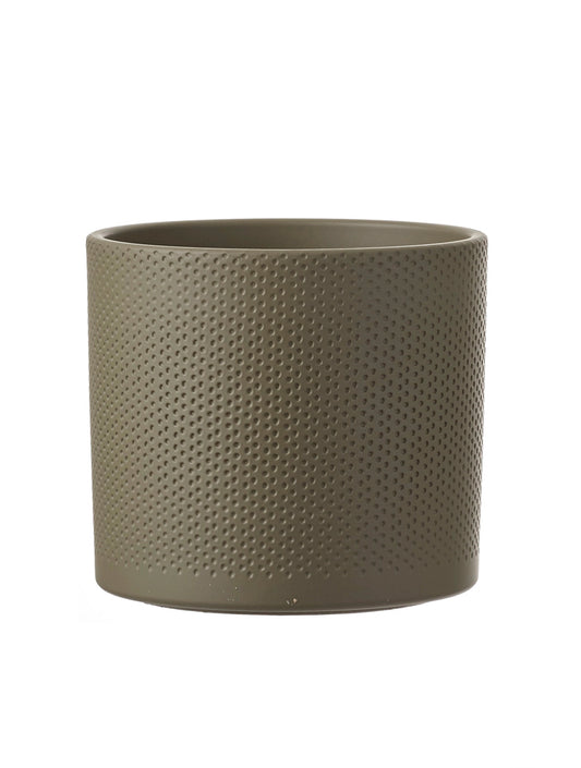 MACETERO O MACETA EXTRA GRANDE VERDE MILITAR X7302