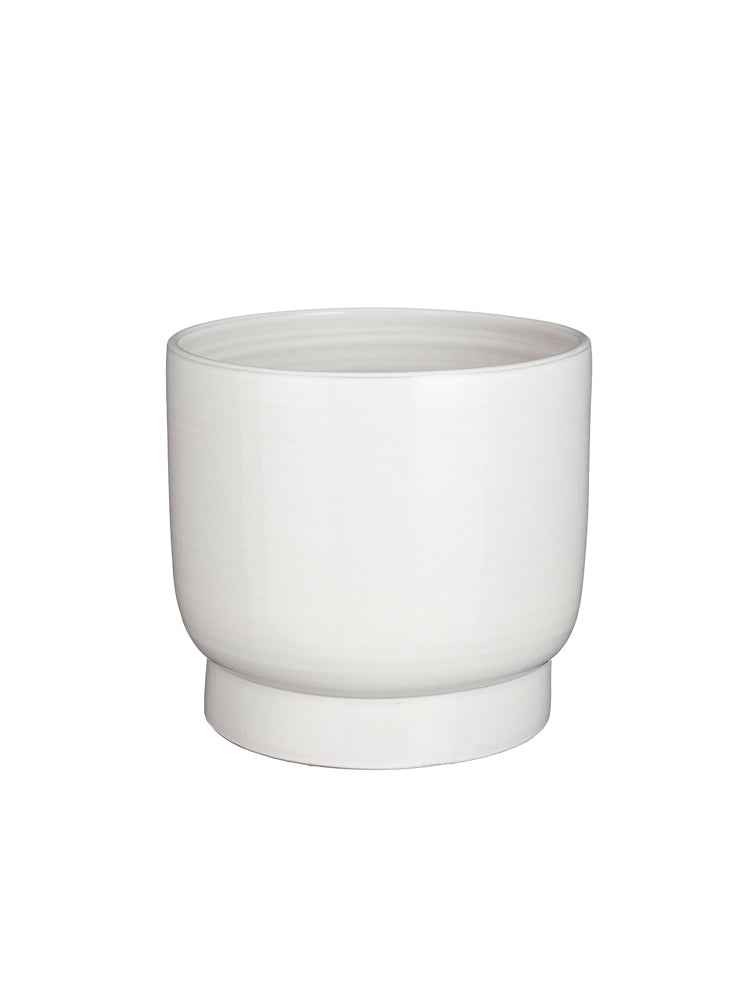 MACETERO O MACETA EXTRA GRANDE BLANCA X7304