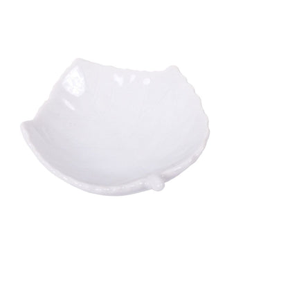 PORTA BOLSAS DE TE DE PORCELANA HOJA X7406