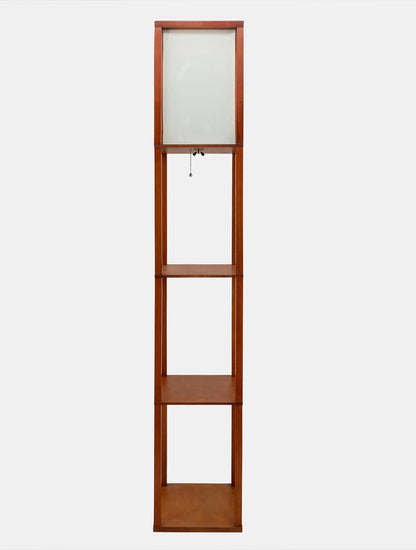 LAMPARA DE PISO DE MADERA X7646