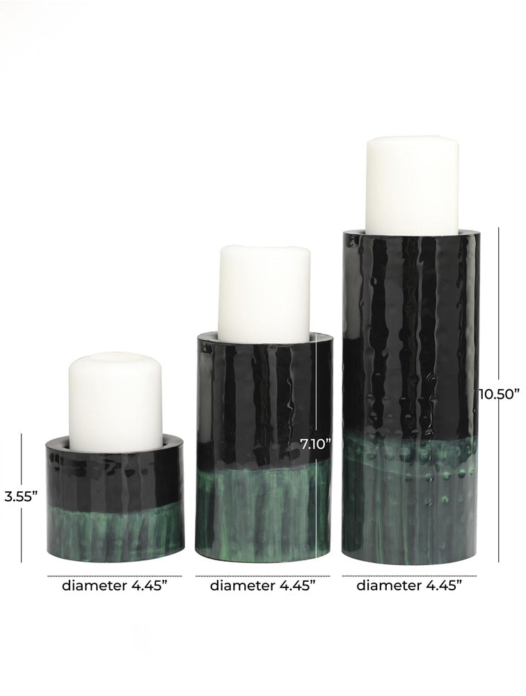 CANDELABRO CHICO DE METAL COLORBLOCK X7666C