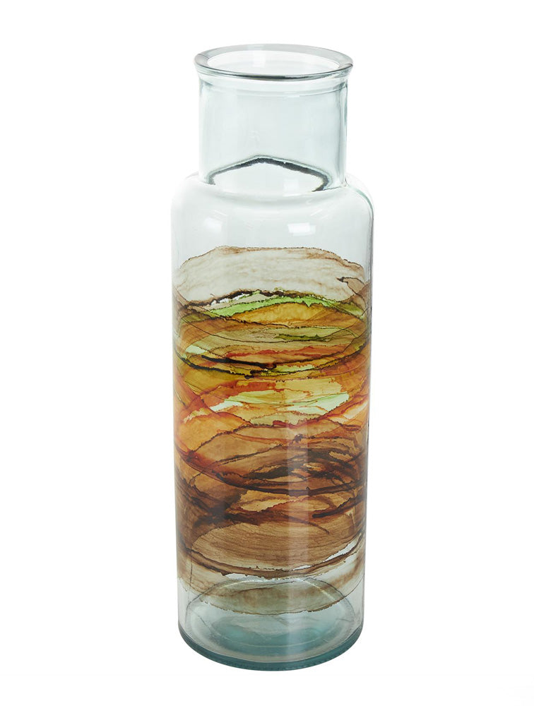 POMO DE VIDRIO MULTICOLOR SWIRL X7698