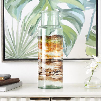 POMO DE VIDRIO MULTICOLOR SWIRL X7698