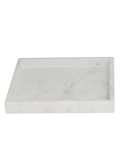 AZAFATE O CENTRO DE MESA CUADRADO DE MARMOL CON BORDE ELEVADO X7706G