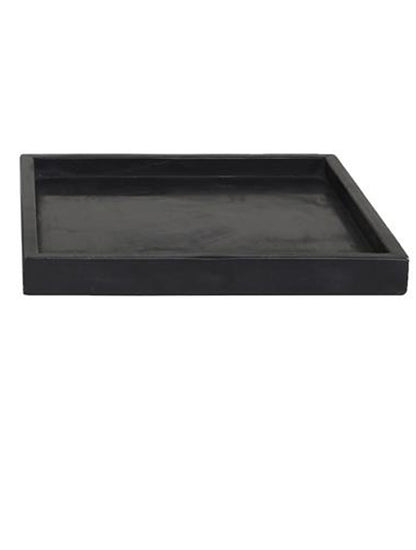 AZAFATE O CENTRO DE MESA CUADRADO DE MARMOL CON BORDE ELEVADO X7707G