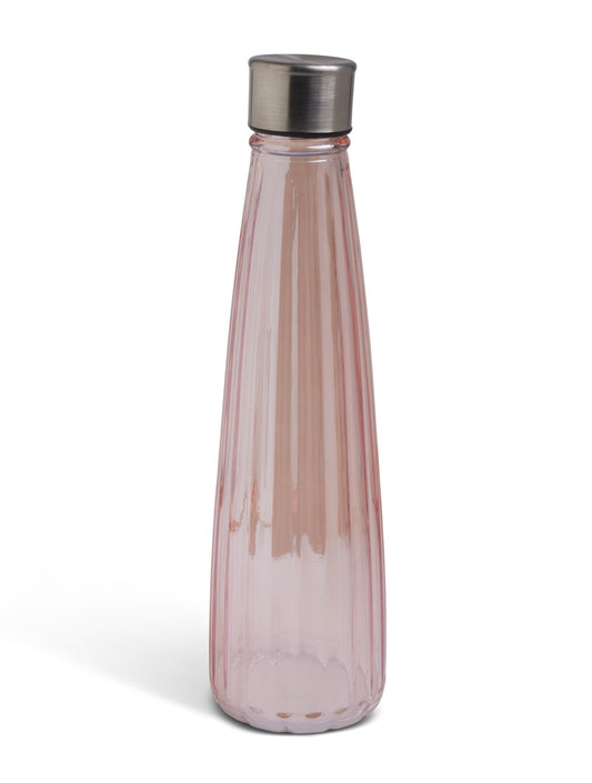 BOTELLA O GARRAFA PARA MESA DE NOCHE ROSADA X7726