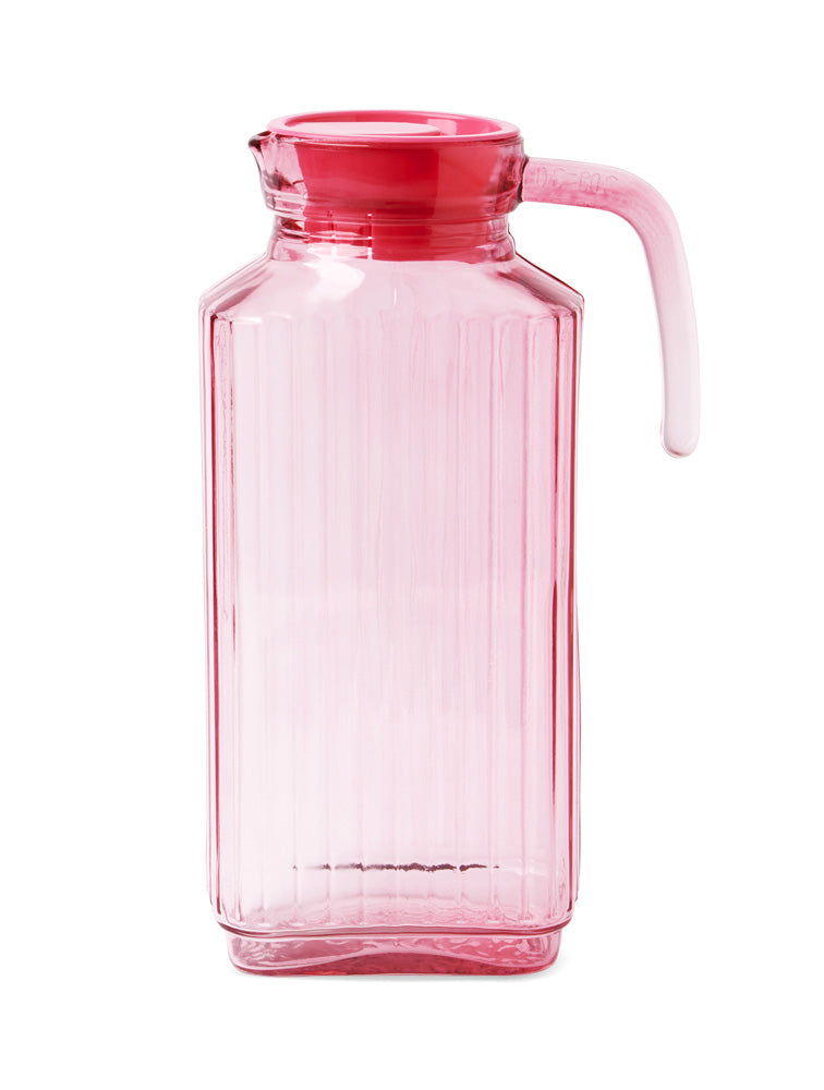 JARRA CLASICA DE VIDRIO FUSCHIA X7729