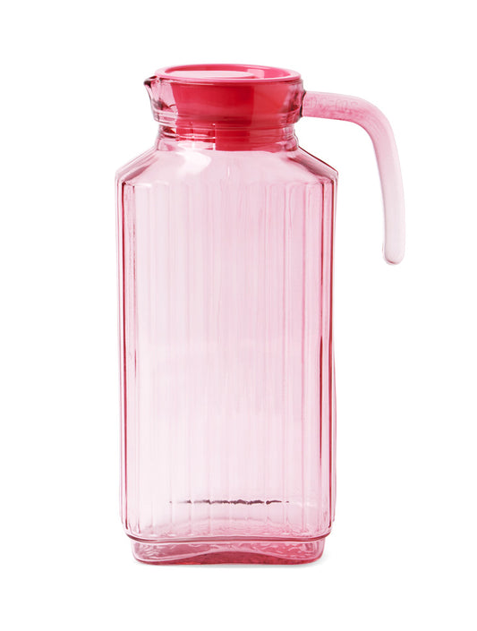 JARRA CLASICA DE VIDRIO FUSCHIA X7729