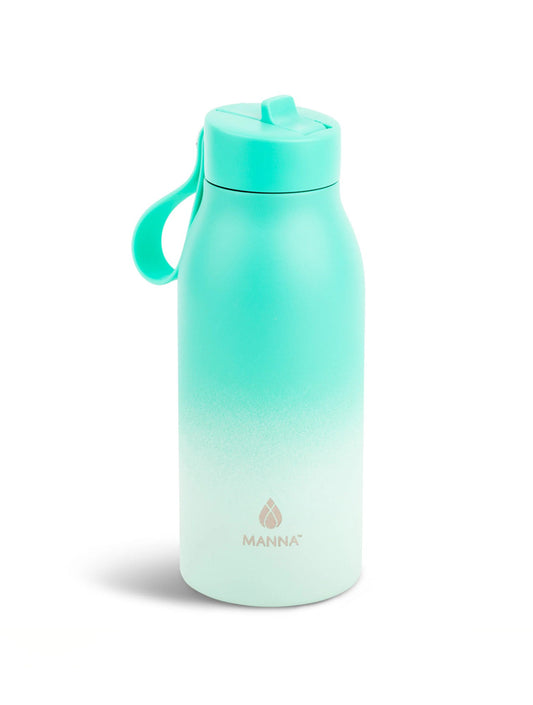 BOTELLA DE METAL DEGRADÉ 12OZ VERDE X7813V