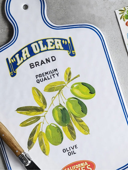 TABLA PARA QUESOS CON CUCHILLO VINTAGE OLIVE CALIFORNIA MELAMINE X7870