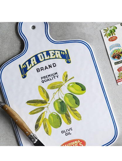 TABLA PARA QUESOS CON CUCHILLO VINTAGE OLIVE CALIFORNIA MELAMINE X7870