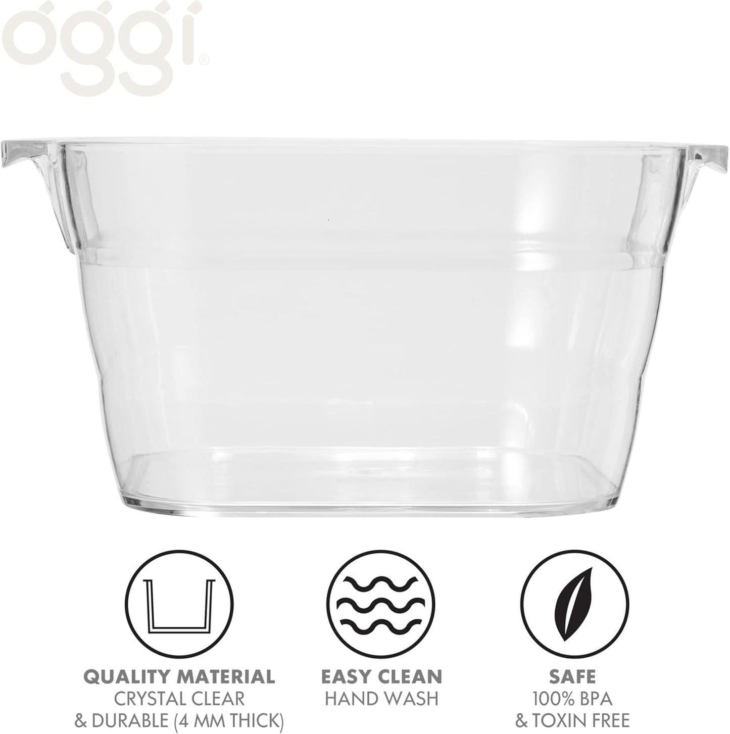 CHAMPAGNERA PARTY TUB DE ACRILICO GRANDE X7978