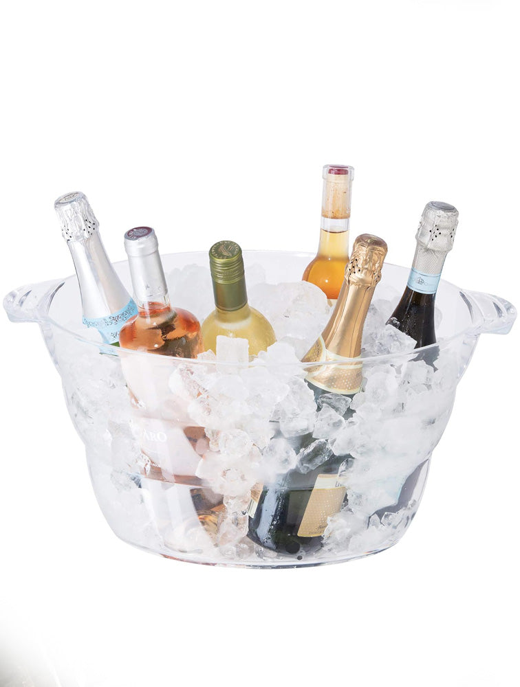 CHAMPAGNERA OVAL DE ACRILICO X7979