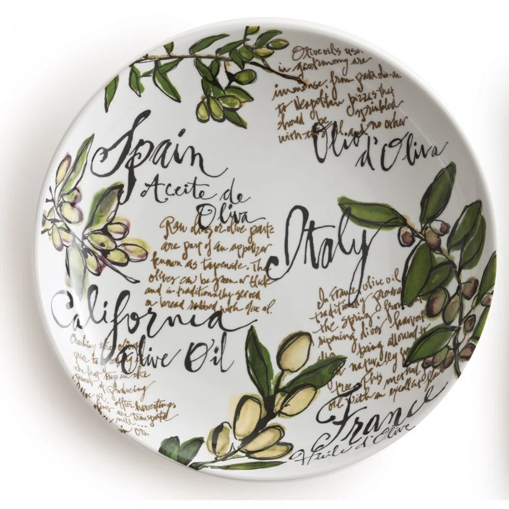 Fuente grande Olive Oil porcelana X8007