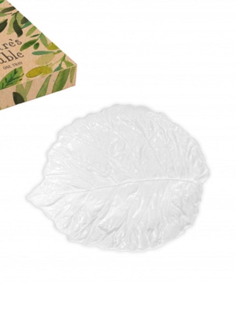 FUENTE NATURE'S TABLE WHT LEAF 7X6 CHICA X8020
