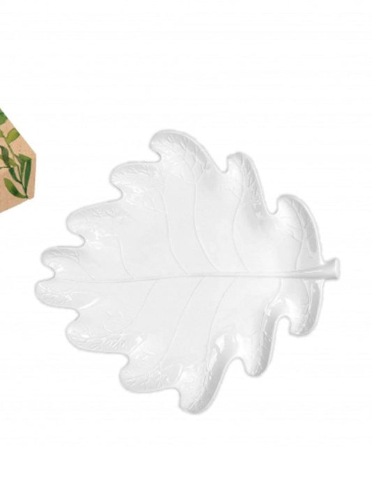 FUENTE NATURE'S TABLE WHT LEAF 12X11 GRANDE X8021