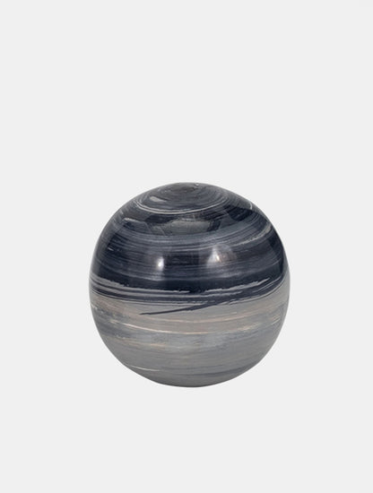 ESFERA DE METAL GALAXY NEGRA CHICA X8028C