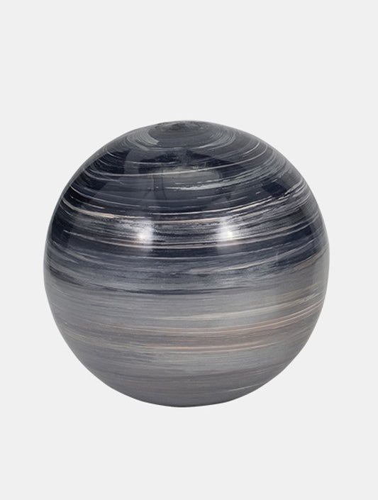 ESFERA DE METAL GALAXY NEGRA GRANDE X8028G