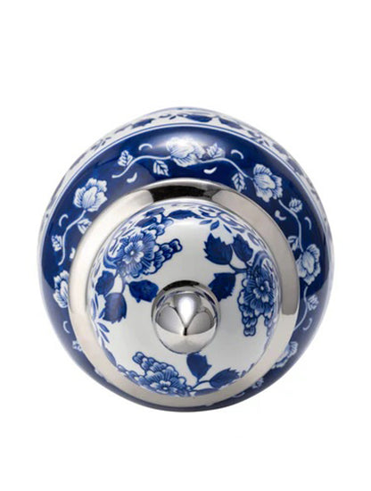 JARRÓN CHINOISERIE TEMPLE 14" X8030