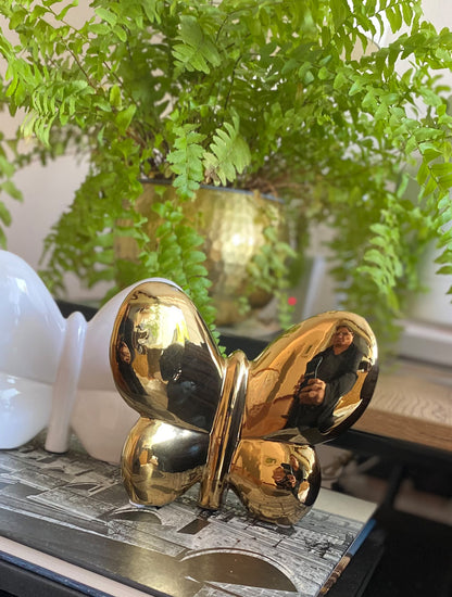 MARIPOSA CERAMICA DORADA 6" X8042