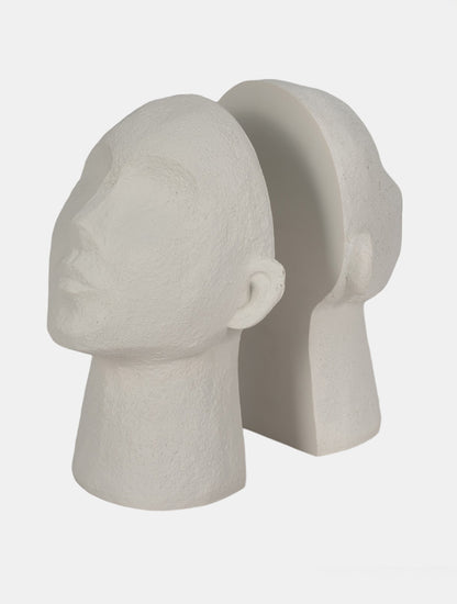 BOOKEND HEAD UP BLANCO 9" X8055