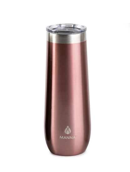VASO TUMBLER CHAMPAGNE SLEEK 9OZ ROSADO X8057R