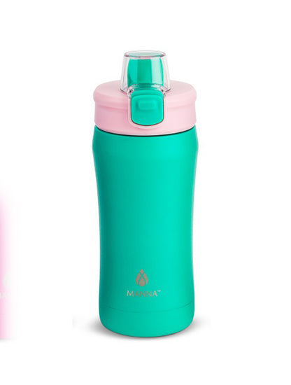 VASO DOBLE PARED O TUMBLER MANNA PUSH 16OZ VERDE X8070V