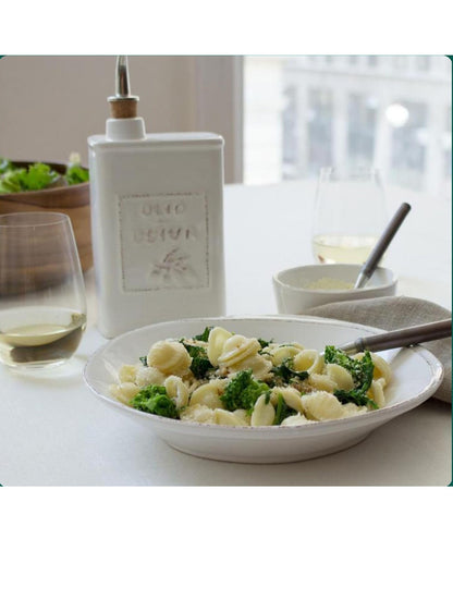 BOTELLA CUADRADA CERAMICA ACEITE DE OLIVA 22OZ X8071