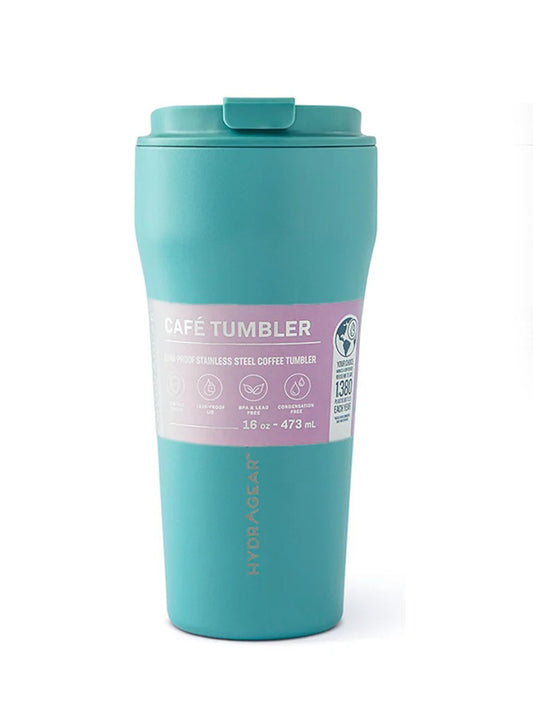 VASO DOBLE PARED O TUMBLER CAFÉ 16 OZ 4 COLORES TURQUEZA X8072T