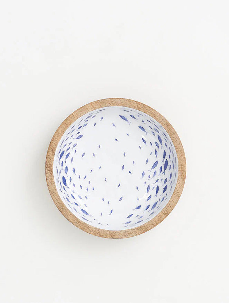 BOWL HONDO ESMALTADO CORALES. ROJOS 6.2" X8081