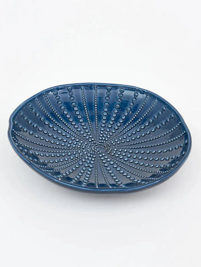 PLATO O CENTRO AZUL ERIZO 7" X8083