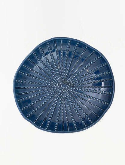 PLATO O CENTRO AZUL ERIZO 7" X8083