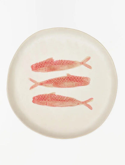 PLATON CERAMICA PEES ROJOS 11" X8095