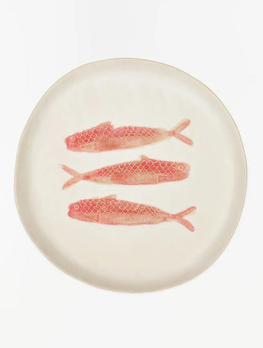 PLATON CERAMICA PEES ROJOS 11" X8095