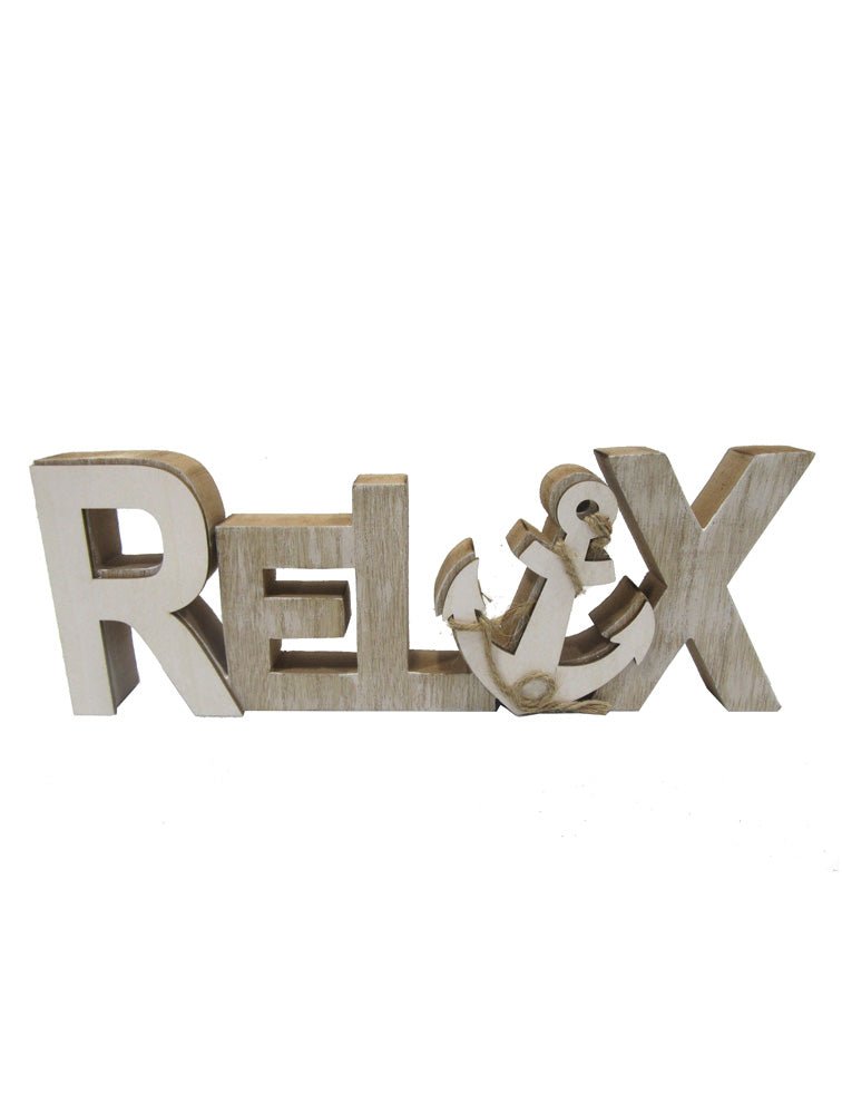 ADORNO BLOQUE LETRAS RELAX 11" X8103