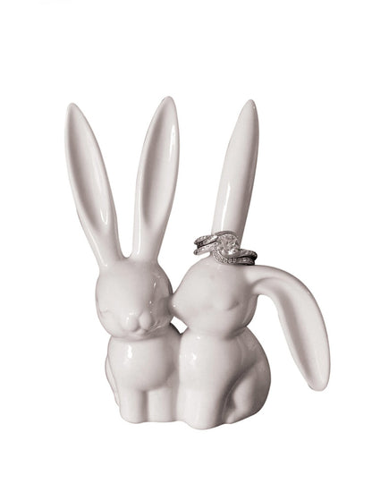 PORTA ANILLOS CONEJOS X8106