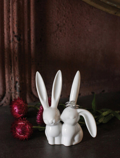 PORTA ANILLOS CONEJOS X8106