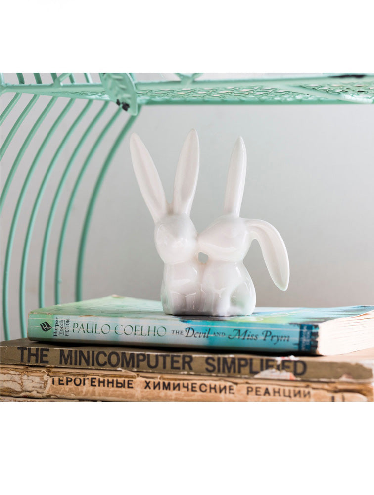 PORTA ANILLOS CONEJOS X8106