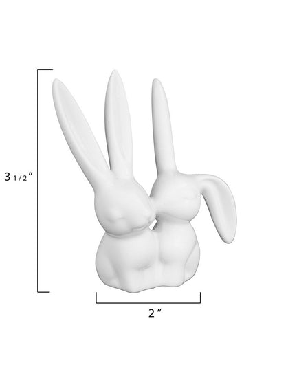 PORTA ANILLOS CONEJOS X8106