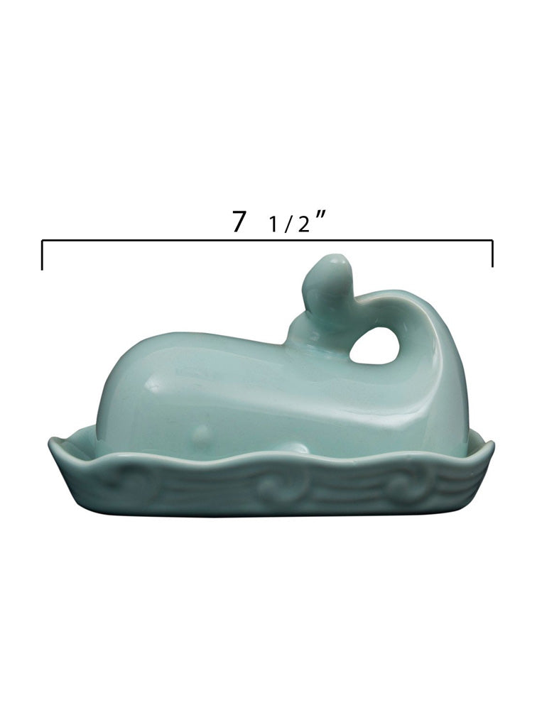 MANTEQUILLERA BALLENA CERAMICA X8107