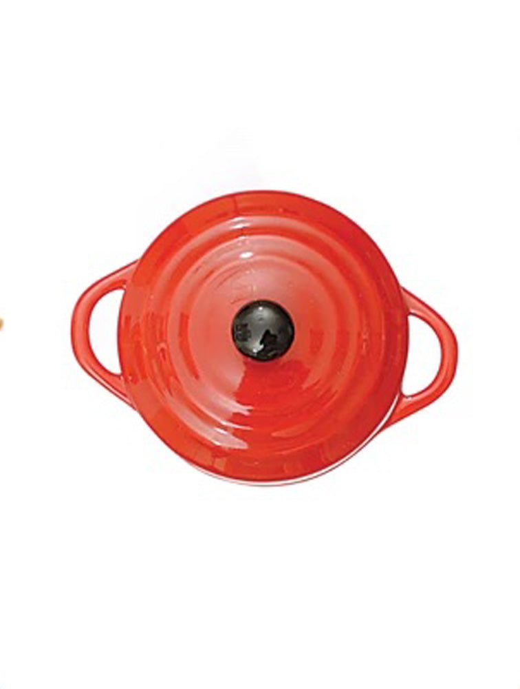 OLLITA CON TAPA MINI CERAMICA ROJA X8110R