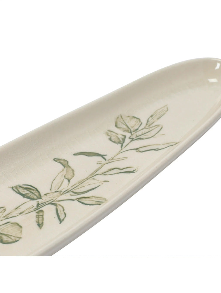 FUENTE OVAL BOTANICA CERAMICA X8112