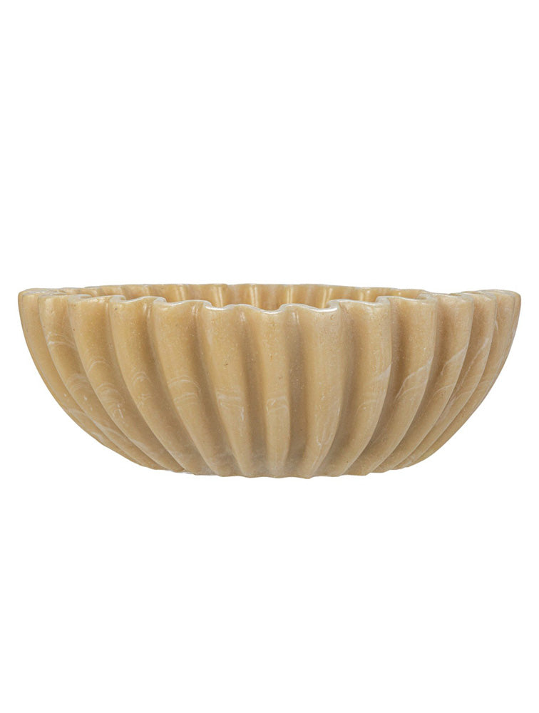 BOWL O CENTRO BEIGE RESINA X8117