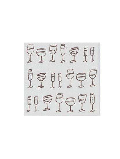 SERVILLETAS COCTEL WINE ART X50 X8120