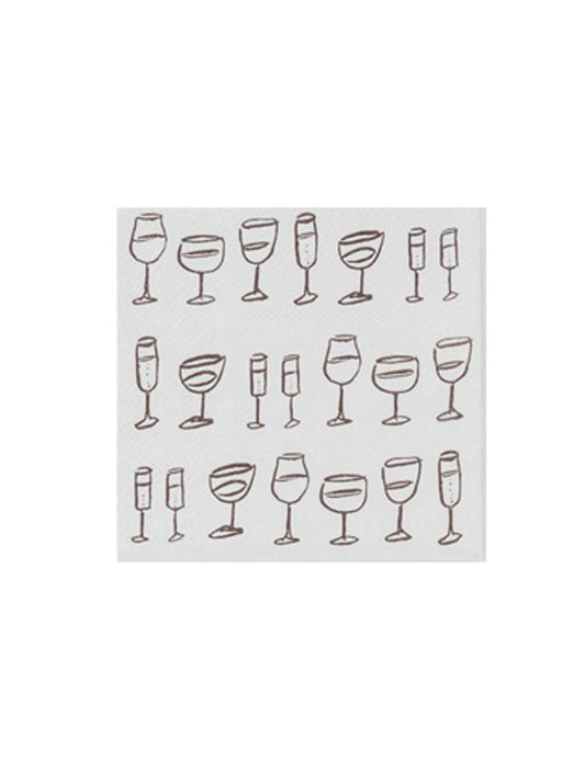 SERVILLETAS COCTEL WINE ART X50 X8120