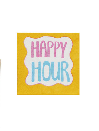 SERVILLETAS COCTEL HAPPY HOUR X50 X8125