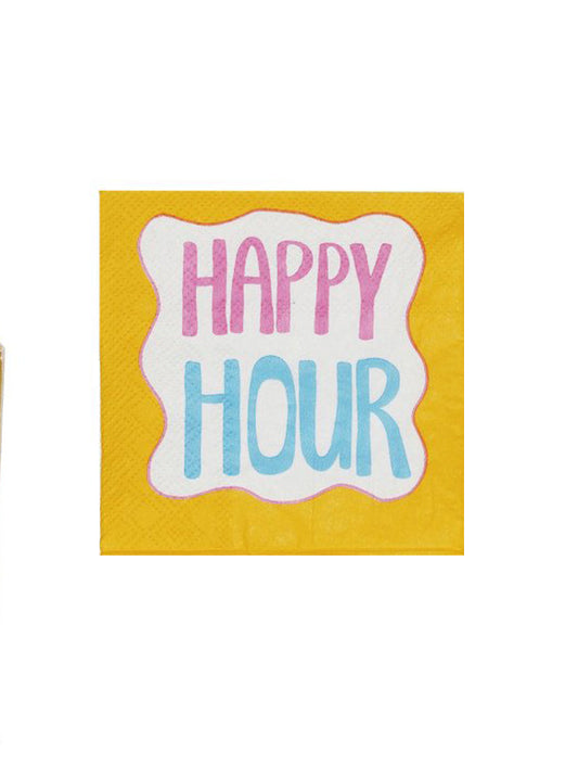 SERVILLETAS COCTEL HAPPY HOUR X50 X8125