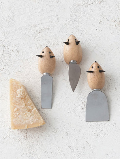 CUCHILLOS QUESO RATON X3 X8126