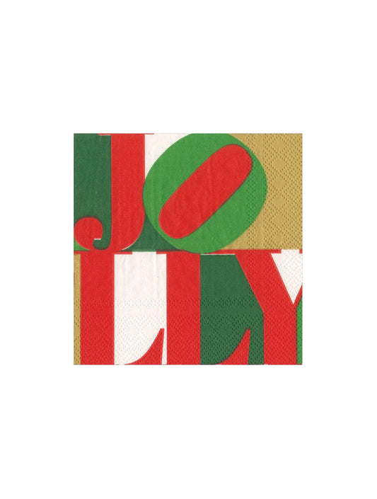 SERVILLETA COCTEL HOLLY JOLLY X8133